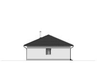 Projekce domu Bungalov - Boční pohled č. 2