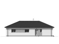 Projekce domu Bungalov - Boční pohled č. 1